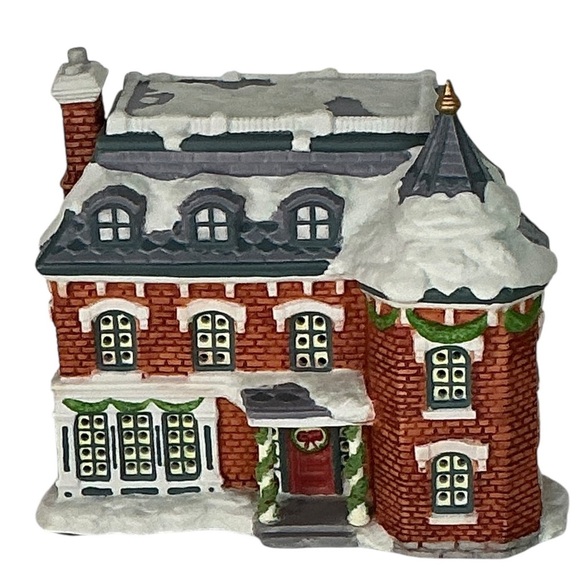 Vintage The Old Granville Place House Light Up Porcelain Village Limited Edition - Picture 6 of 16